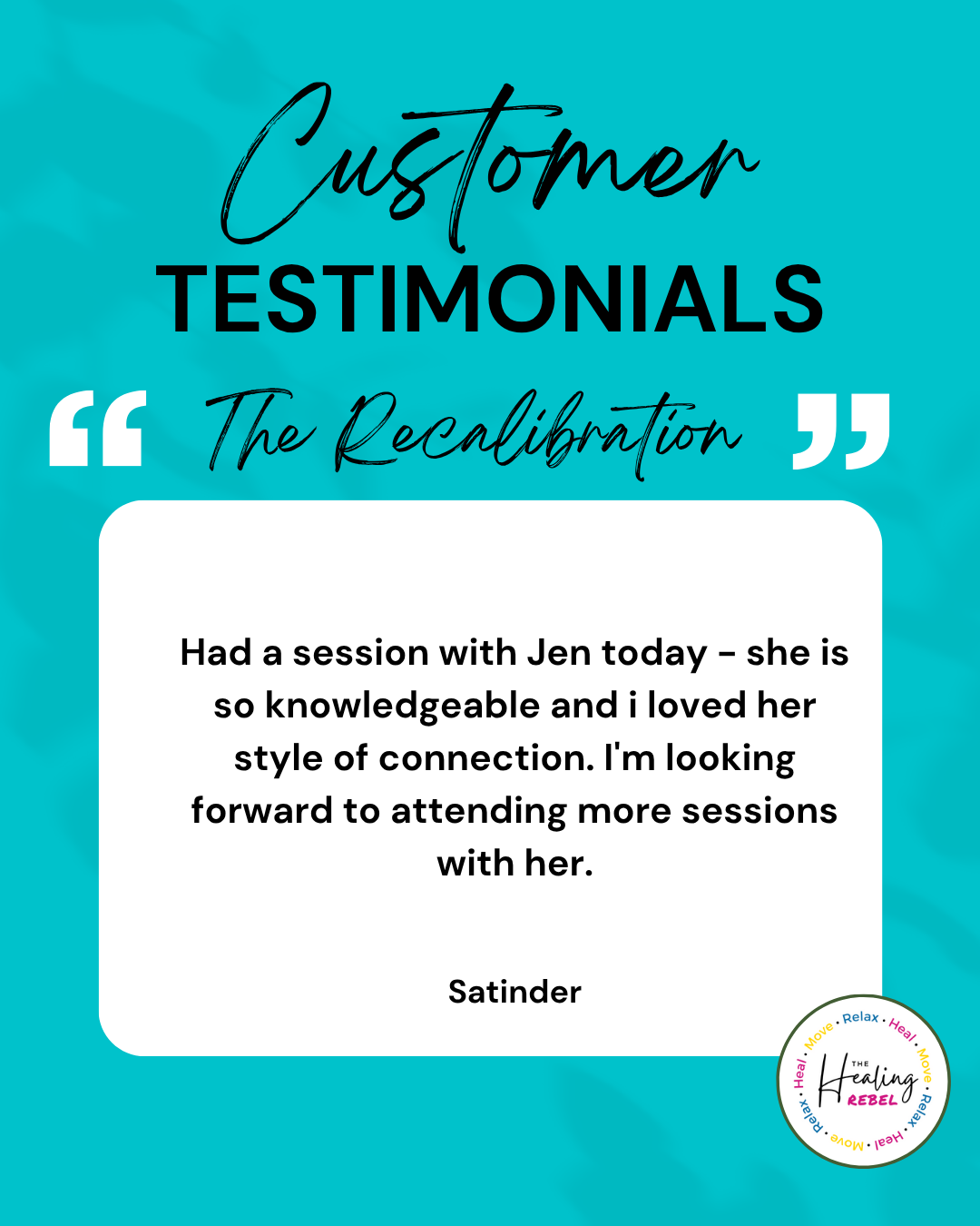 The Recalibration - Satinder